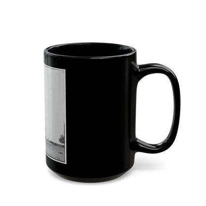 Bermuda Hundred, Va. Signal Tower On Left Of The Line Near The Appomattox River (U.S. Civil War) Black Coffee Mug - Go Mug Yourself