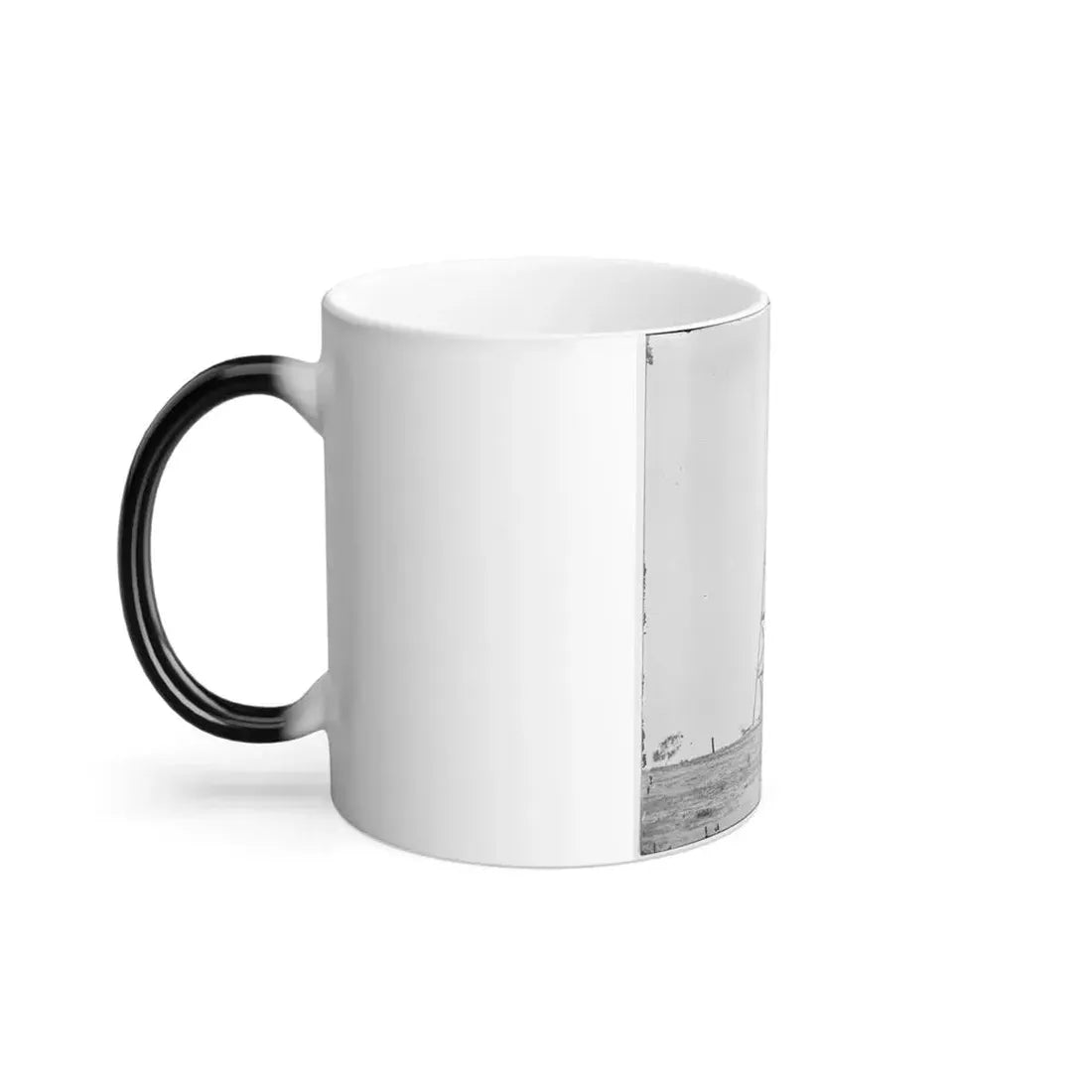 Bermuda Hundred, Va. Signal Tower on Left of the Line Near the Appomattox River (U.S. Civil War) Color Changing Coffee Mug 11oz - Go Mug Yourself
