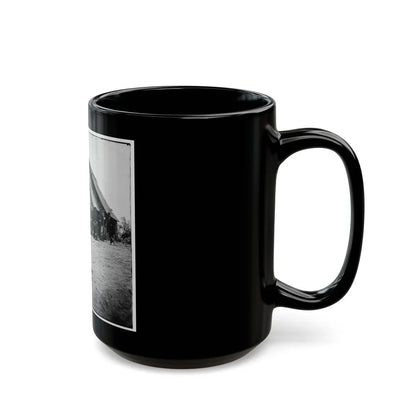 Bermuda Hundred, Va. Adams Express Office, Army Of The James (U.S. Civil War) Black Coffee Mug-Go Mug Yourself