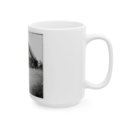 Bermuda Hundred, Va. Adams Express Office, Army Of The James (U.S. Civil War) White Coffee Mug-Go Mug Yourself