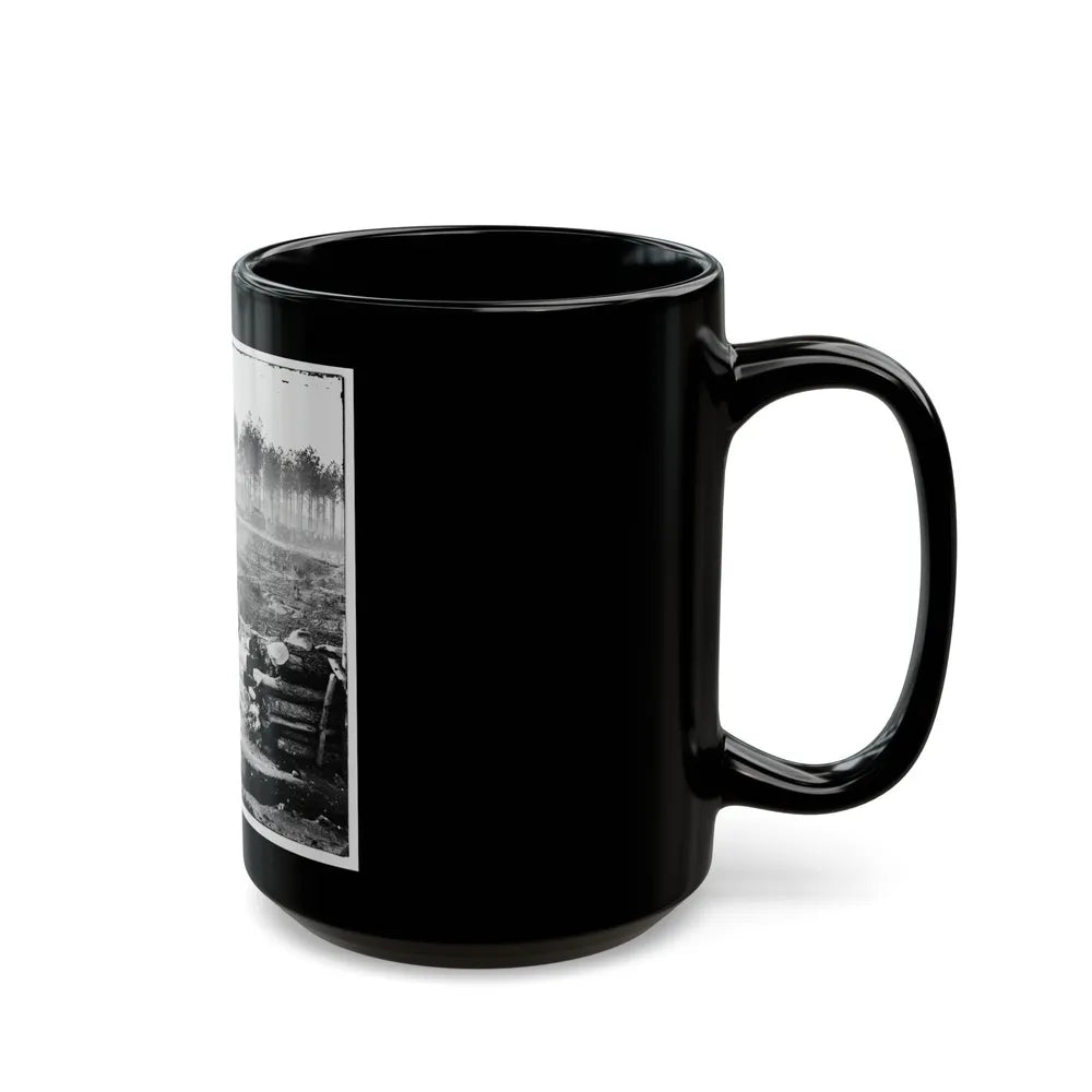 Bermuda Hundred, Va. Federal Earthworks On Left Of The Line, Near Point Of Rocks (U.S. Civil War) Black Coffee Mug-Go Mug Yourself