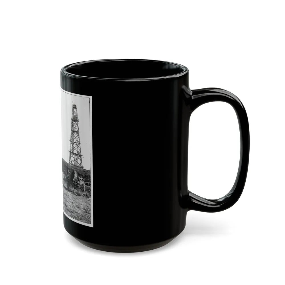 Bermuda Hundred, Va. Photographer At Butler's Signal Tower (U.S. Civil War) Black Coffee Mug-Go Mug Yourself