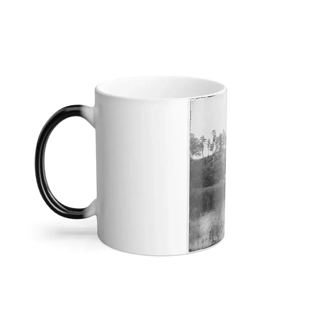 Bermuda Hundred, Virginia. Fishing on the James River (U.S. Civil War) Color Changing Coffee Mug 11oz - Go Mug Yourself