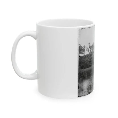 Bermuda Hundred, Virginia. Fishing On The James River (U.S. Civil War) White Coffee Mug - Go Mug Yourself