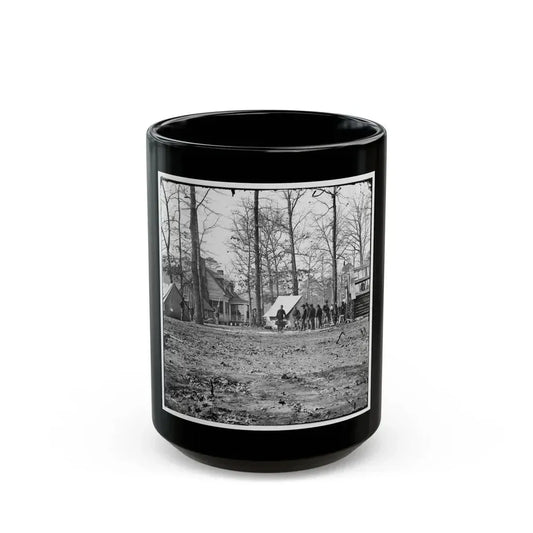Bermuda Hundred, Virginia. Gen. Benjamin Butler's Headquarters (U.S. Civil War) Black Coffee Mug 15oz - Go Mug Yourself