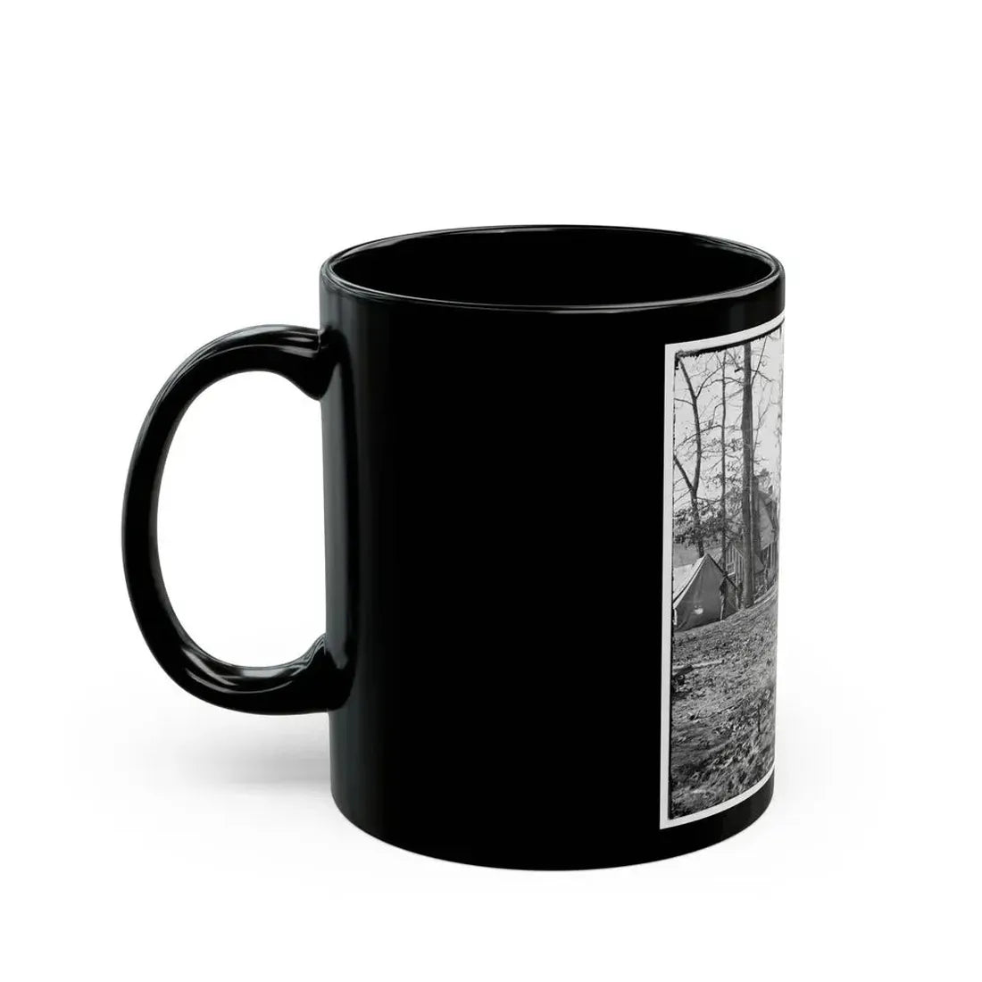 Bermuda Hundred, Virginia. Gen. Benjamin Butler's Headquarters (U.S. Civil War) Black Coffee Mug - Go Mug Yourself