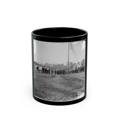 Bermuda Hundred, Virginia. Gen. Butler's Staff Officers Quarters (U.S. Civil War) Black Coffee Mug 11oz - Go Mug Yourself