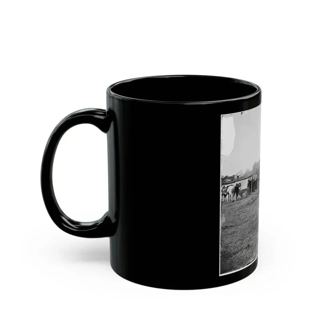 Bermuda Hundred, Virginia. Gen. Butler's Staff Officers Quarters (U.S. Civil War) Black Coffee Mug - Go Mug Yourself