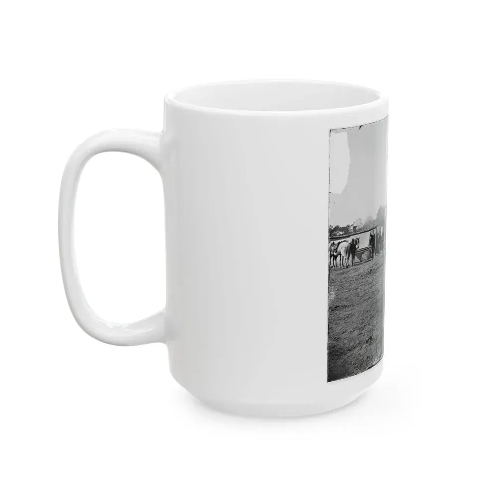 Bermuda Hundred, Virginia. Gen. Butler's Staff Officers Quarters (U.S. Civil War) White Coffee Mug - Go Mug Yourself