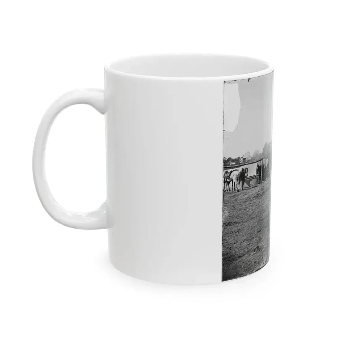 Bermuda Hundred, Virginia. Gen. Butler's Staff Officers Quarters (U.S. Civil War) White Coffee Mug - Go Mug Yourself