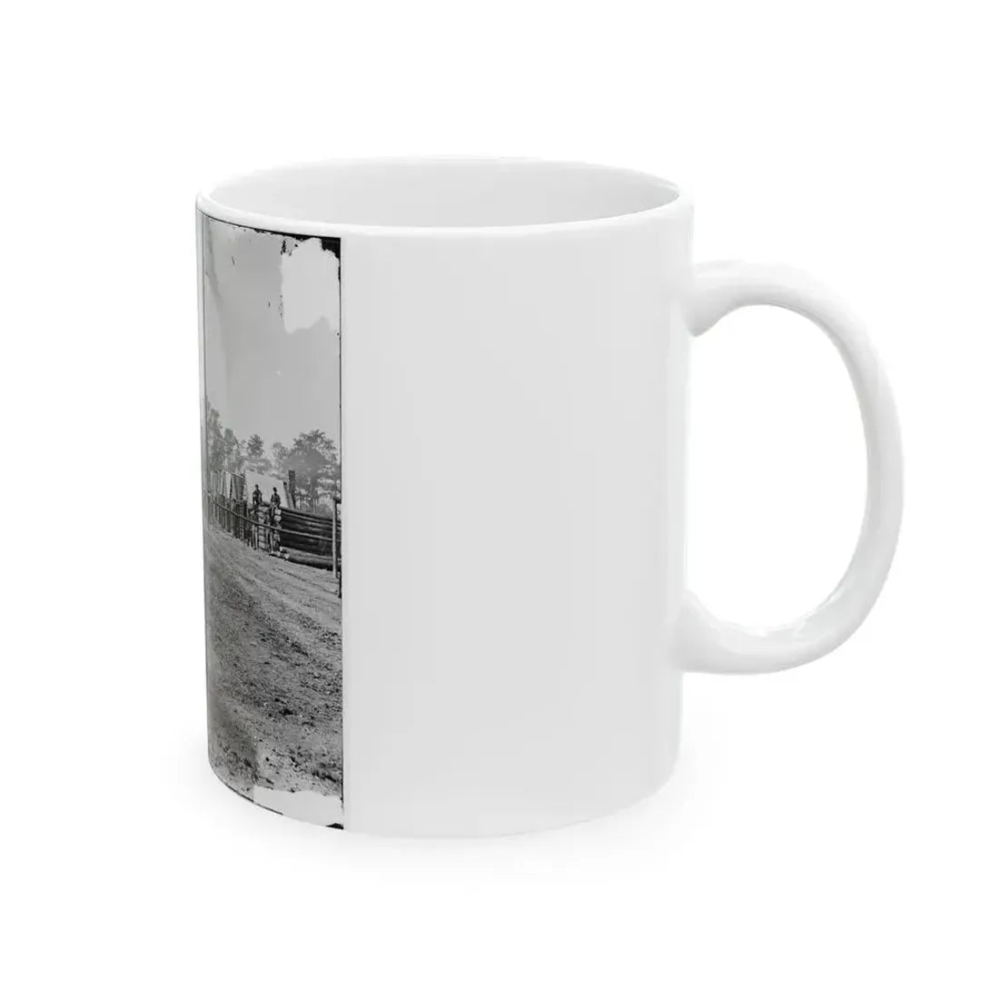 Bermuda Hundred, Virginia. Gen. Butler's Staff Officers Quarters (U.S. Civil War) White Coffee Mug - Go Mug Yourself