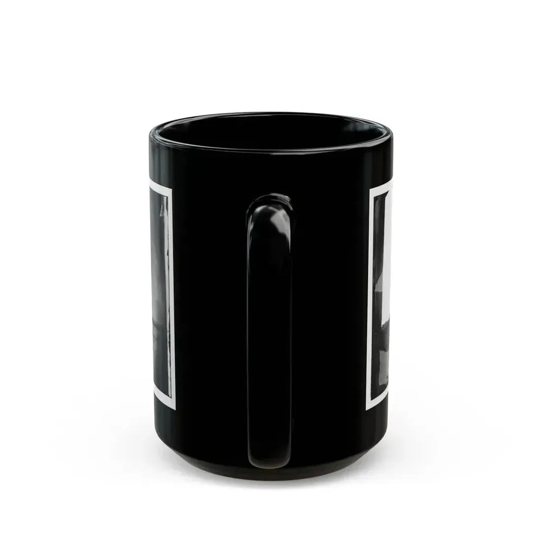 Bermuda Hundred, Virginia. Lookout Tower On Left Of Bermuda Hundred Line (U.S. Civil War) Black Coffee Mug - Go Mug Yourself