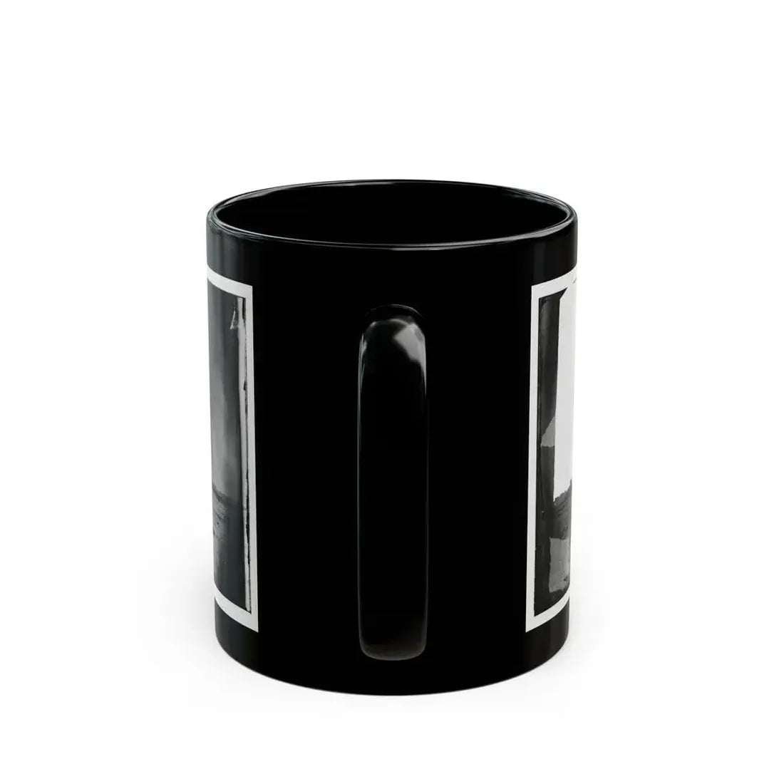 Bermuda Hundred, Virginia. Lookout Tower On Left Of Bermuda Hundred Line (U.S. Civil War) Black Coffee Mug - Go Mug Yourself