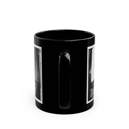 Bermuda Hundred, Virginia. Lookout Tower On Left Of Bermuda Hundred Line (U.S. Civil War) Black Coffee Mug - Go Mug Yourself