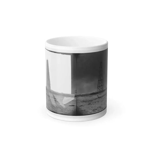 Bermuda Hundred, Virginia. Lookout Tower on Left of Bermuda Hundred Line (U.S. Civil War) Color Changing Coffee Mug 11oz Default Title 11oz - Go Mug Yourself