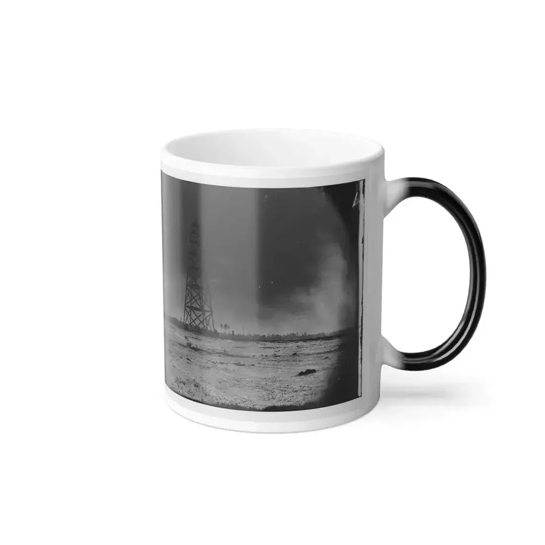 Bermuda Hundred, Virginia. Lookout Tower on Left of Bermuda Hundred Line (U.S. Civil War) Color Changing Coffee Mug 11oz - Go Mug Yourself