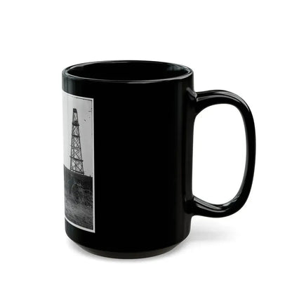 Bermuda Hundred, Virginia. Photographer At Butler's Signal Tower (U.S. Civil War) Black Coffee Mug - Go Mug Yourself