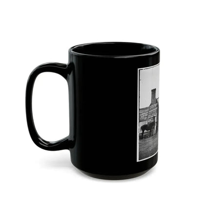 Bermuda Hundred, Virginia. Photographer At Butler's Signal Tower (U.S. Civil War) Black Coffee Mug - Go Mug Yourself