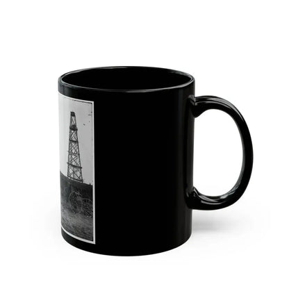 Bermuda Hundred, Virginia. Photographer At Butler's Signal Tower (U.S. Civil War) Black Coffee Mug - Go Mug Yourself