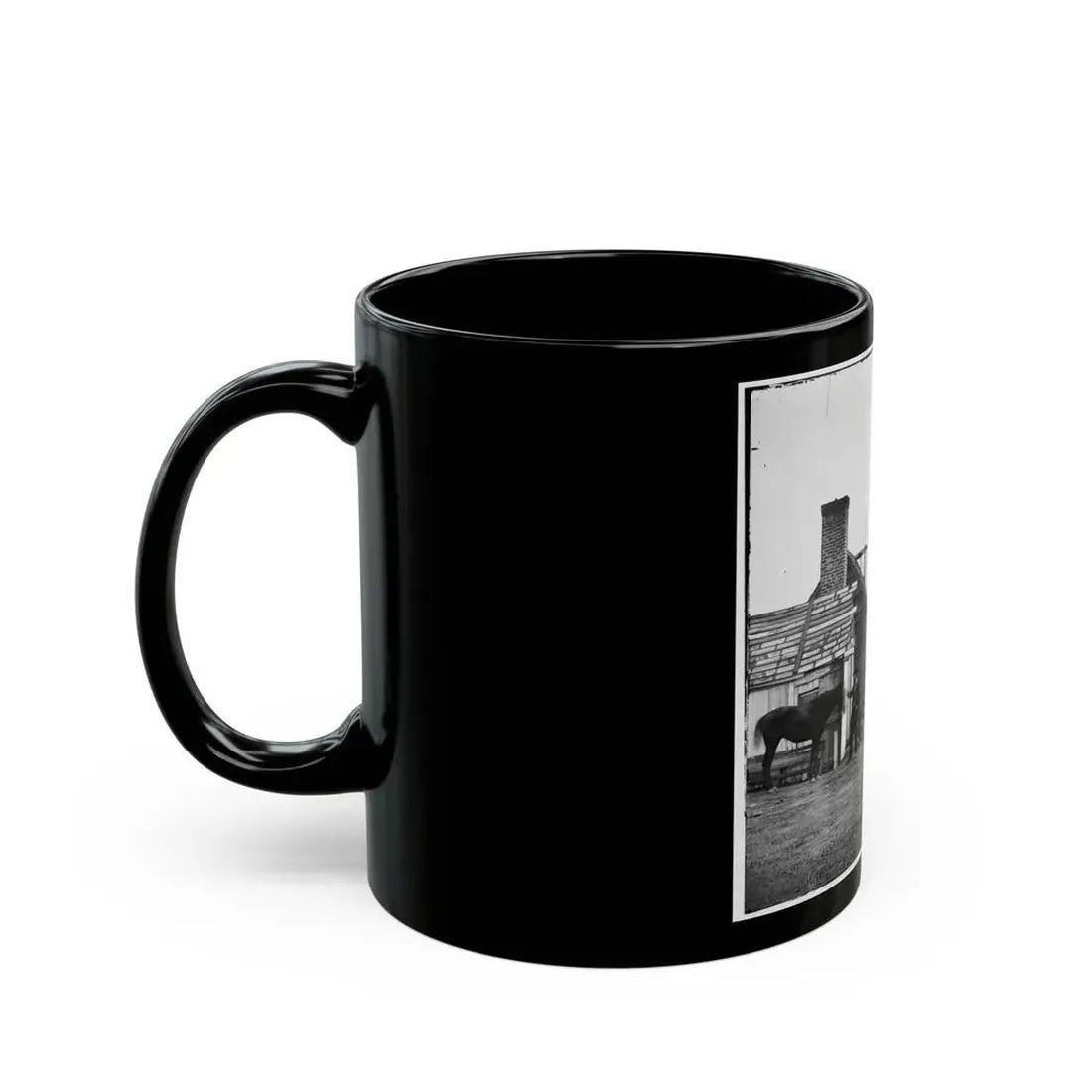 Bermuda Hundred, Virginia. Photographer At Butler's Signal Tower (U.S. Civil War) Black Coffee Mug - Go Mug Yourself