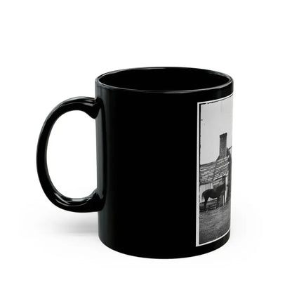 Bermuda Hundred, Virginia. Photographer At Butler's Signal Tower (U.S. Civil War) Black Coffee Mug - Go Mug Yourself