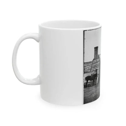 Bermuda Hundred, Virginia. Photographer At Butler's Signal Tower (U.S. Civil War) White Coffee Mug - Go Mug Yourself