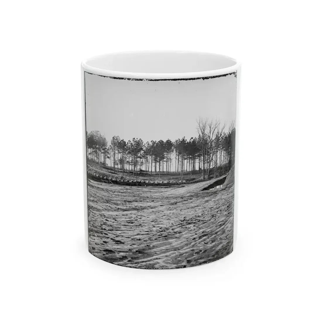 Bermuda Hundred , Virginia. View (U.S. Civil War) White Coffee Mug 11oz - Go Mug Yourself