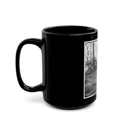 Bermuda Hundred, Virginia. Gen. Benjamin Butler's Headquarters (U.S. Civil War) Black Coffee Mug-Go Mug Yourself