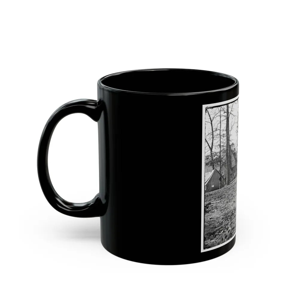 Bermuda Hundred, Virginia. Gen. Benjamin Butler's Headquarters (U.S. Civil War) Black Coffee Mug-Go Mug Yourself