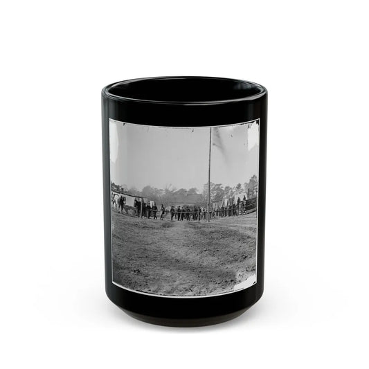 Bermuda Hundred, Virginia. Gen. Butler's Staff Officers Quarters (U.S. Civil War) Black Coffee Mug-15oz-Go Mug Yourself