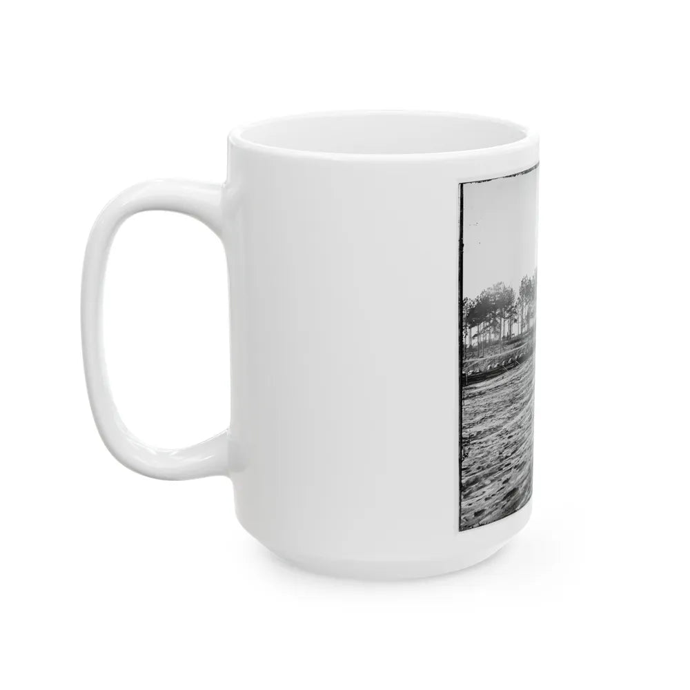 Bermuda Hundred , Virginia. View (U.S. Civil War) White Coffee Mug-Go Mug Yourself