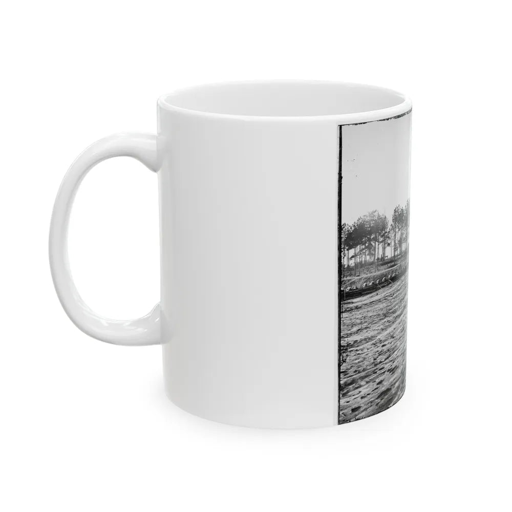 Bermuda Hundred , Virginia. View (U.S. Civil War) White Coffee Mug-Go Mug Yourself