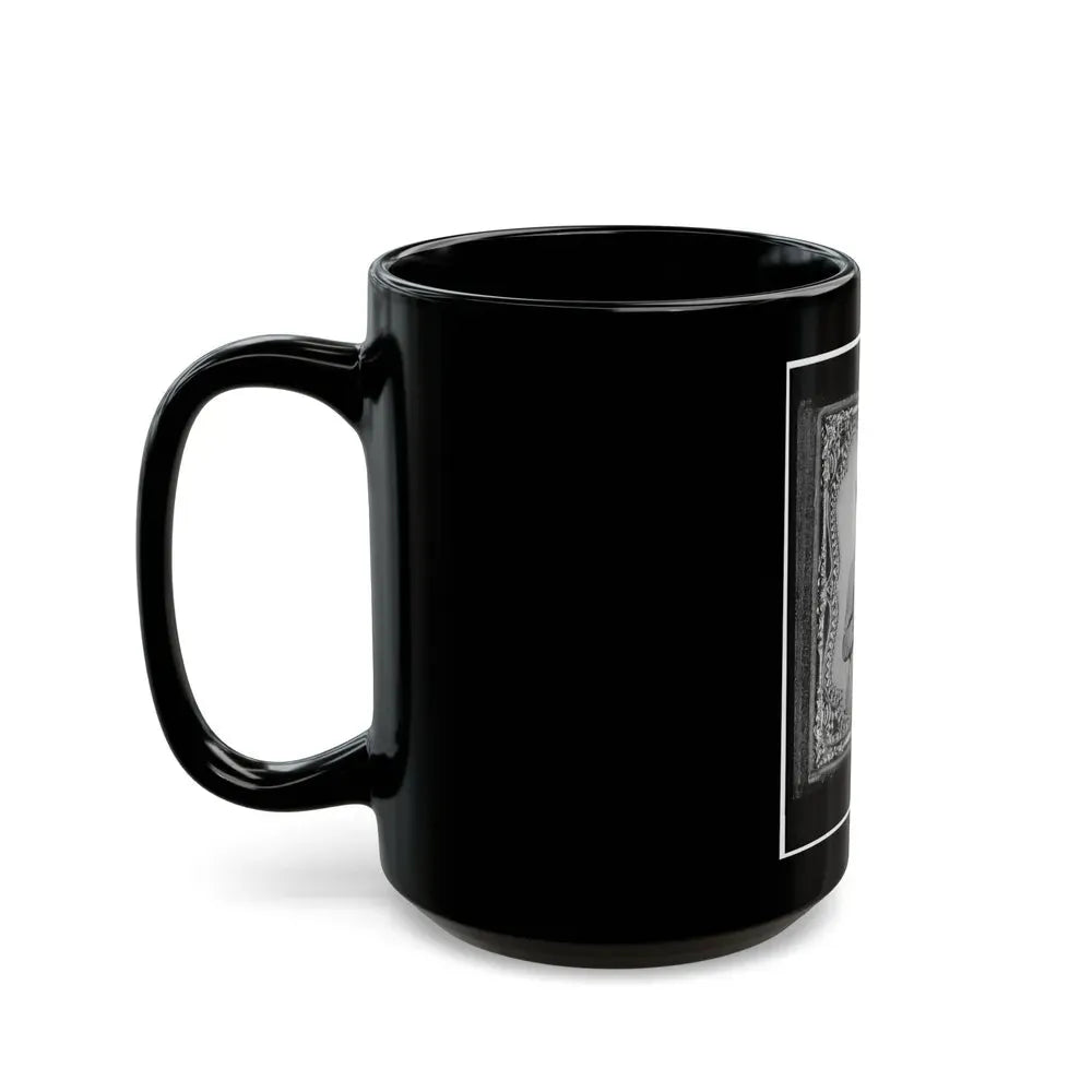 Bernard Bluecher Graves, Corp., C.S.A., Three-Quarter Length Portrait, Seated, Facing Front (U.S. Civil War) Black Coffee Mug - Go Mug Yourself