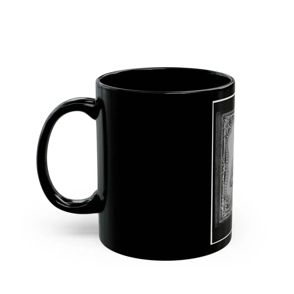 Bernard Bluecher Graves, Corp., C.S.A., Three-Quarter Length Portrait, Seated, Facing Front (U.S. Civil War) Black Coffee Mug - Go Mug Yourself