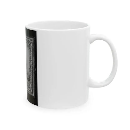 Bernard Bluecher Graves, Corp., C.S.A., Three-Quarter Length Portrait, Seated, Facing Front (U.S. Civil War) White Coffee Mug - Go Mug Yourself