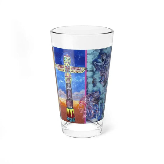 Bernd Kugler - Totem pale (Native Americans in Art) Pint Glass 16oz 16oz - Go Mug Yourself