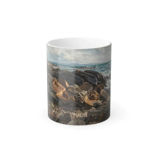 Berndt Lindholm (1841-1914) Seascape - Color Changing Mug 11oz 11oz - Go Mug Yourself