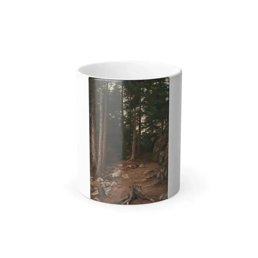 Berndt Lindholm (1841-1914) Sunset in the Forest - Color Changing Mug 11oz 11oz - Go Mug Yourself