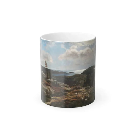 Berndt Lindholm (1841-1914) View Over The Coast - Oil on canvas - Color Changing Mug 11oz Default Title 11oz - Go Mug Yourself