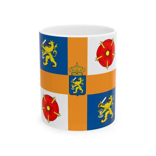 Bernhard van Lippe-Biesterfeld vlag (Netherlands) White Coffee Mug 11oz - Go Mug Yourself