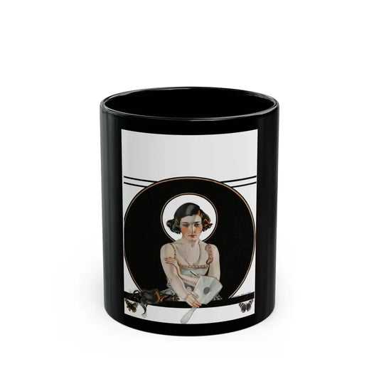 Bernice Bobs Her Hair, The Saturday Evening Post cover, November 6,1920 - Black Coffee Mug 11oz - Go Mug Yourself