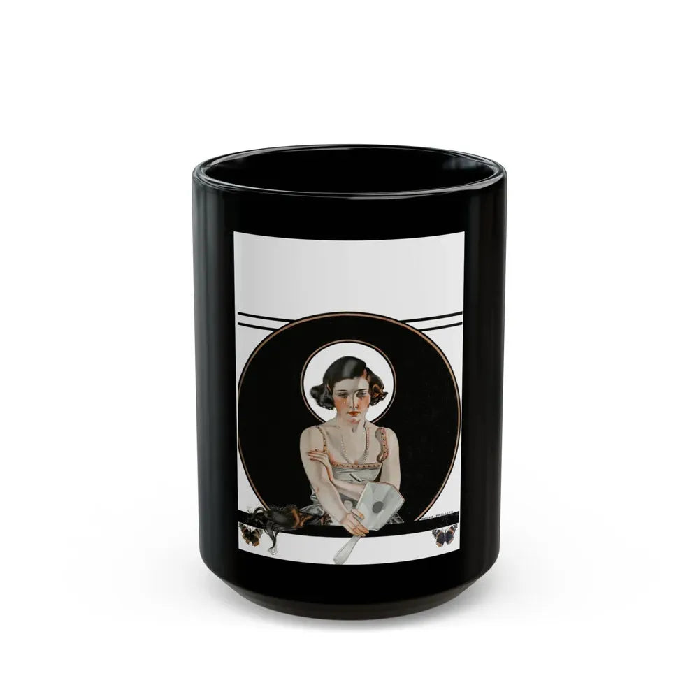 Bernice Bobs Her Hair, The Saturday Evening Post cover, November 6,1920 - Black Coffee Mug 15oz - Go Mug Yourself