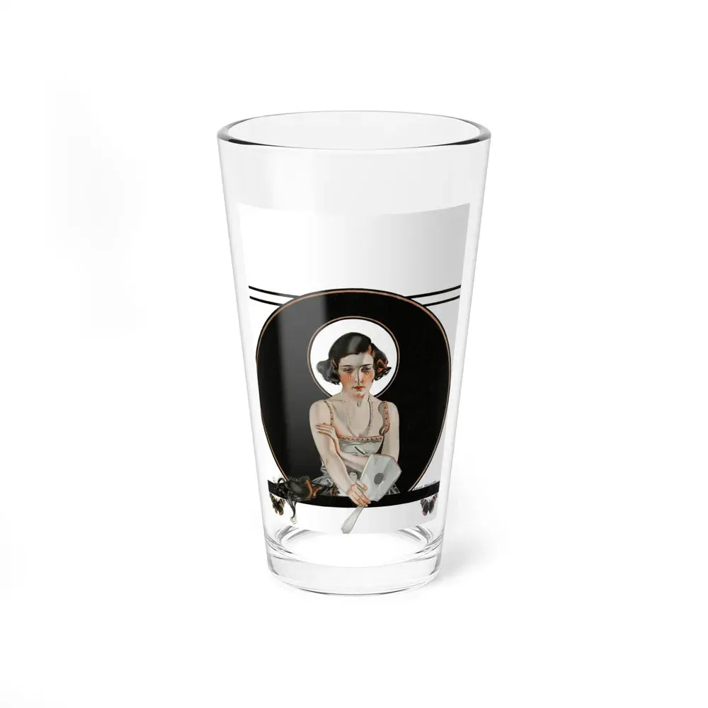 Bernice Bobs Her Hair, The Saturday Evening Post cover, November 6,1920 (Magazine Illustration) Pint Glass 16oz 16oz - Go Mug Yourself