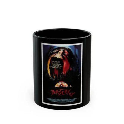 BERSERKER 1987 Movie Poster - Black Coffee Mug 11oz - Go Mug Yourself