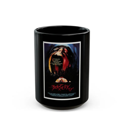 BERSERKER 1987 Movie Poster - Black Coffee Mug-15oz-Go Mug Yourself