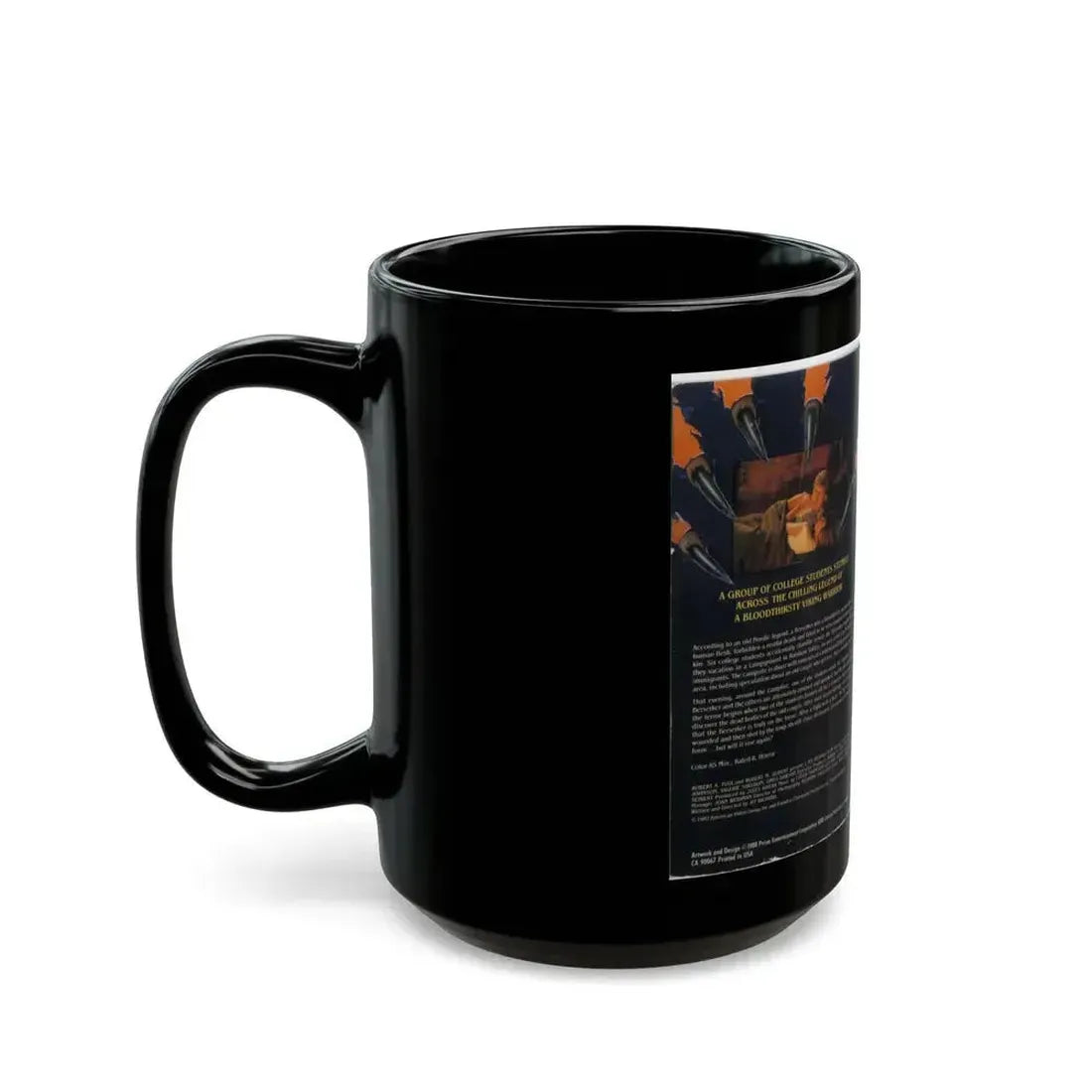 BERSERKER (VHS COVER) - Black Coffee Mug - Go Mug Yourself