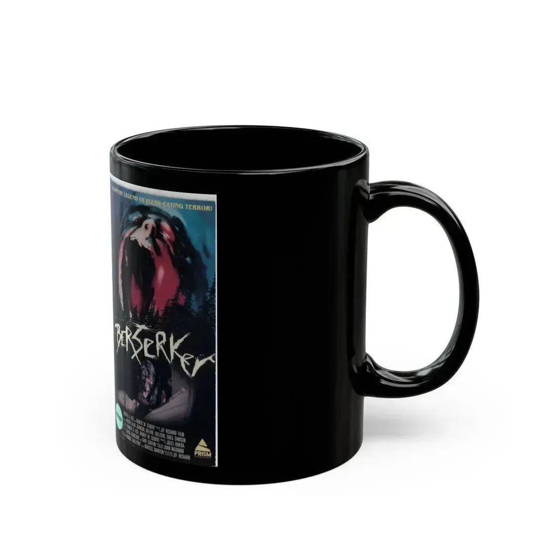 BERSERKER (VHS COVER) - Black Coffee Mug - Go Mug Yourself