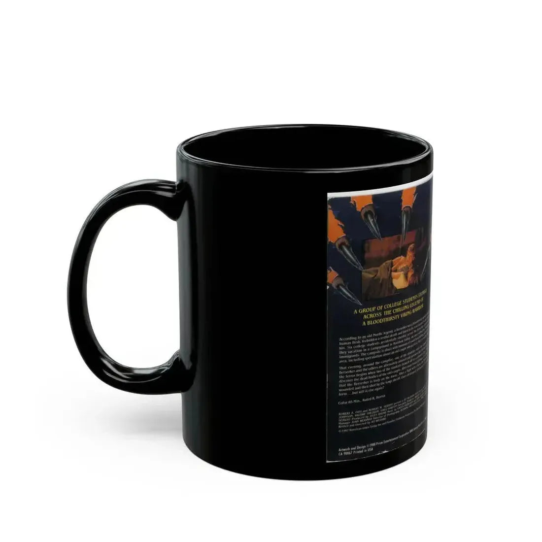 BERSERKER (VHS COVER) - Black Coffee Mug - Go Mug Yourself