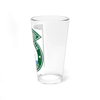 Bert T. Combs Mountain Parkway logo (Kentucky) (Road Sign) Pint Glass 16oz - Go Mug Yourself