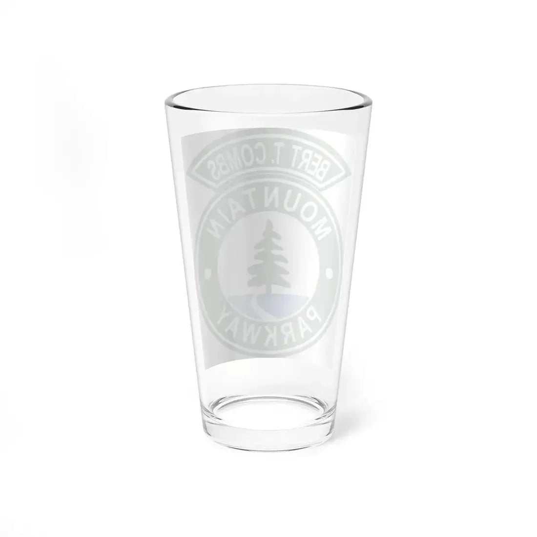 Bert T. Combs Mountain Parkway logo (Kentucky) (Road Sign) Pint Glss 16oz - Go Mug Yourself
